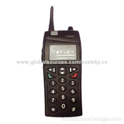 Custom interphone-shaped USB drive, made of soft PVC material, OEM orders welcome